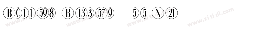 Bullets Bannertype N字体转换